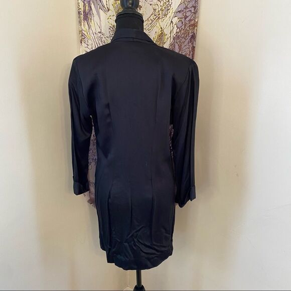 🚨FINAL OFFER Vintage Blake Adams Navy Blue Blazer Size 7/8 - Picture 2 of 11